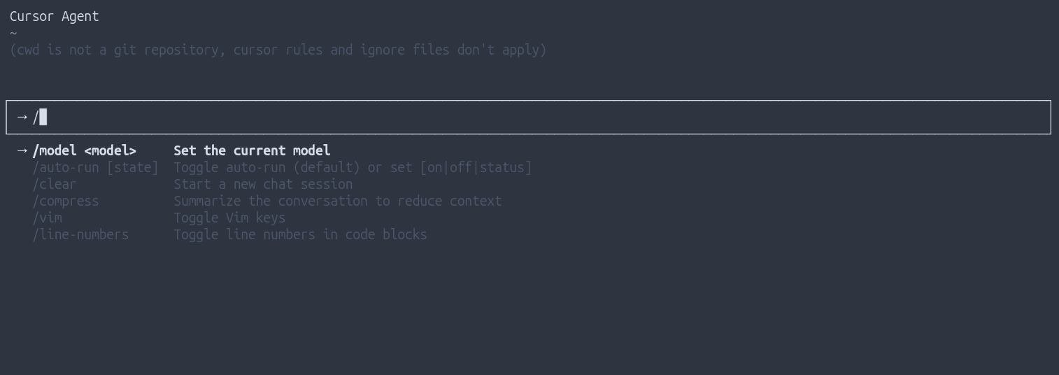 Cursor CLI